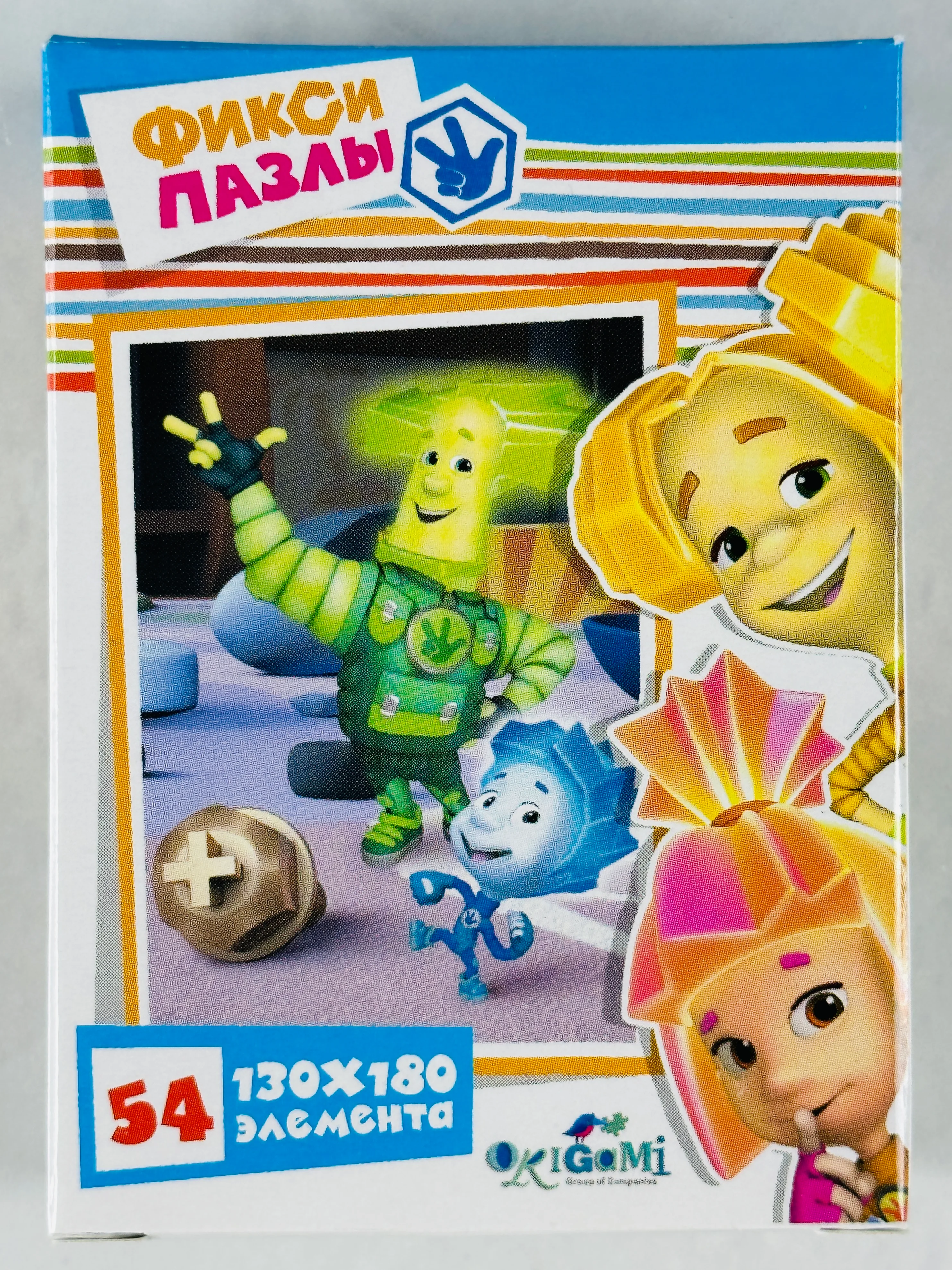 Мозаика пазл головоломка мини фиксики фикси 54 элемента симка игрек нолик