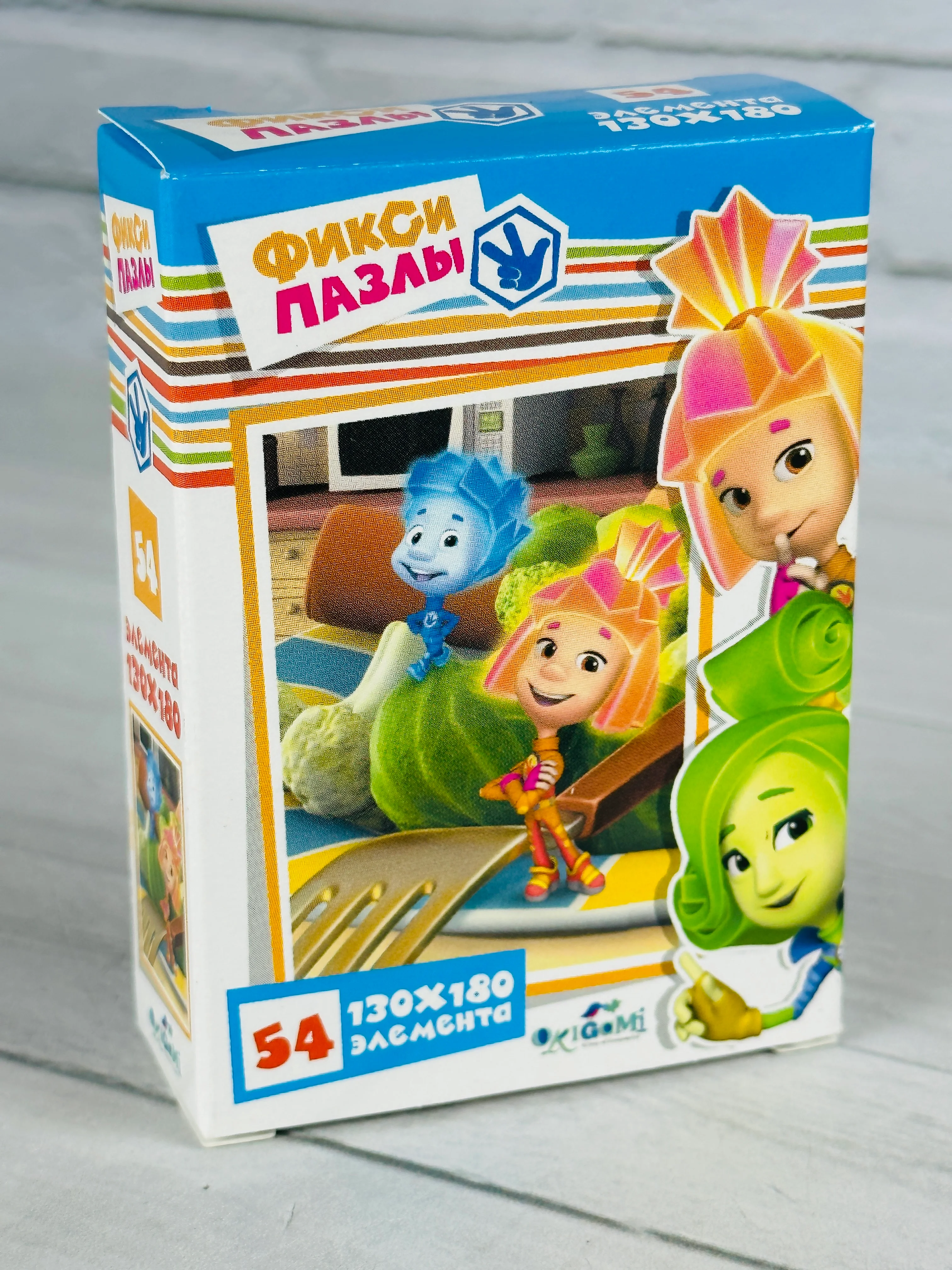 Мозаика пазл головоломка мини фиксики фикси 54 элемента симка игрек нолик