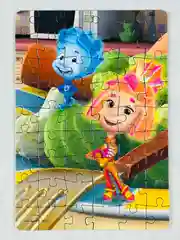 Мозаика пазл головоломка мини фиксики фикси 54 элемента симка игрек нолик