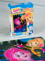 Мозаика пазл головоломка мини фиксики фикси 54 элемента симка игрек нолик