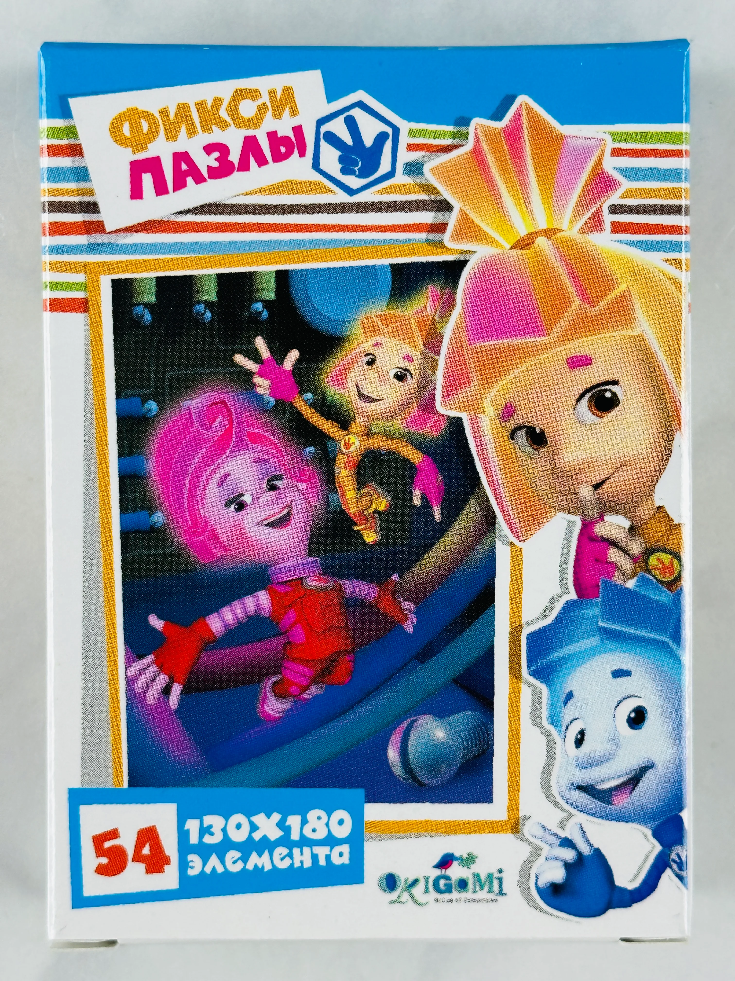 Мозаика пазл головоломка мини фиксики фикси 54 элемента симка игрек нолик