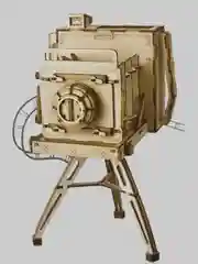 Robotime конструктор деревянный фотокамера винтажная