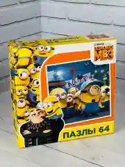Мозаика детская гадкий я мультфильм 64 элемента миньоны