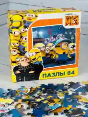 Мозаика детская гадкий я мультфильм 64 элемента миньоны