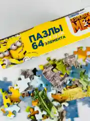 Картонный пазл мозаика гадкий я мультфильм 64 элемента миньоны