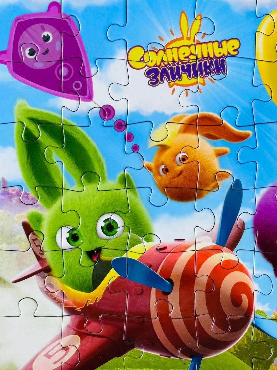 Развивающая игра Солнечные зайчики 36 мозаика для малышей