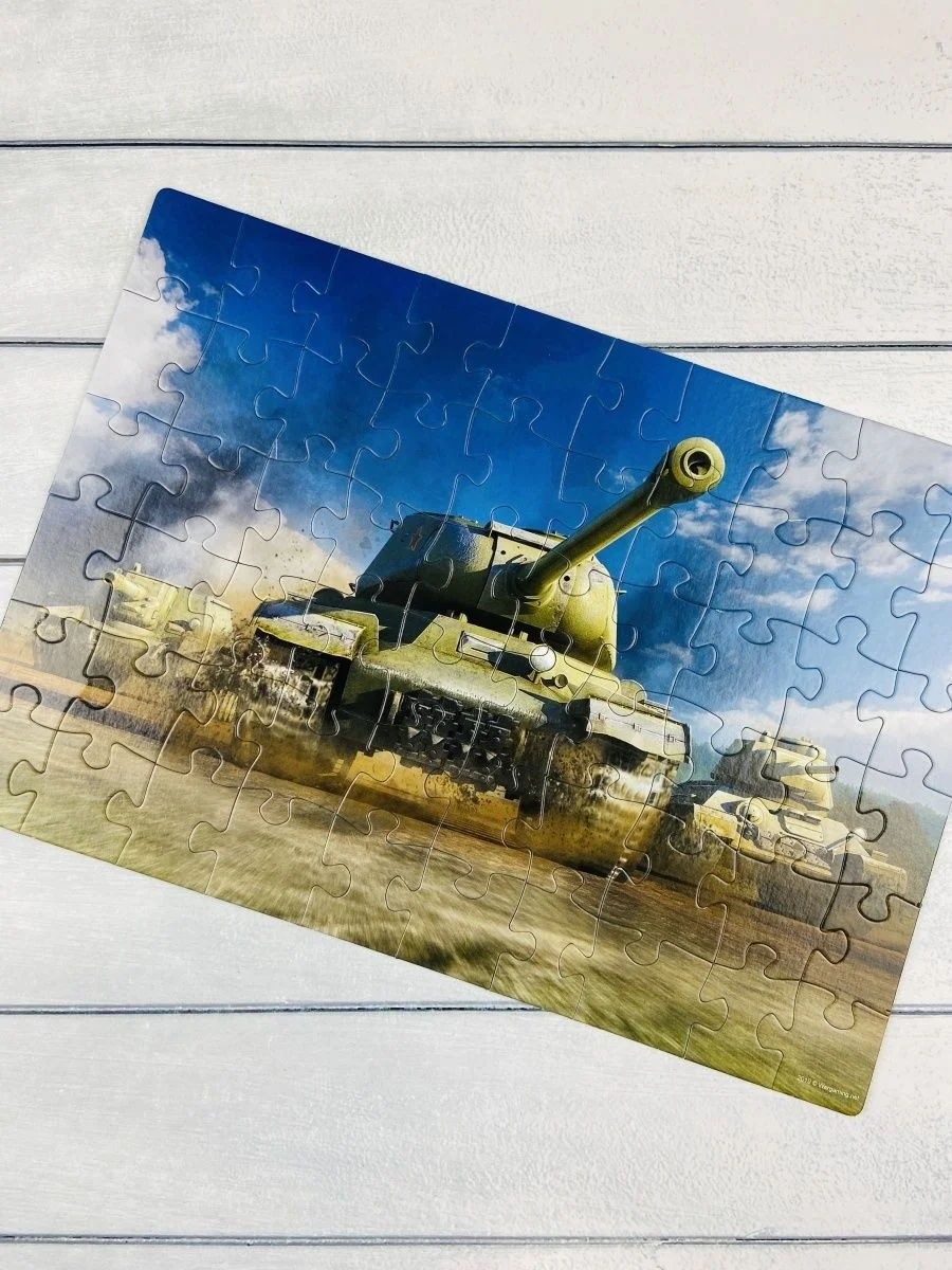 Пазл World of tanks 60 деталей