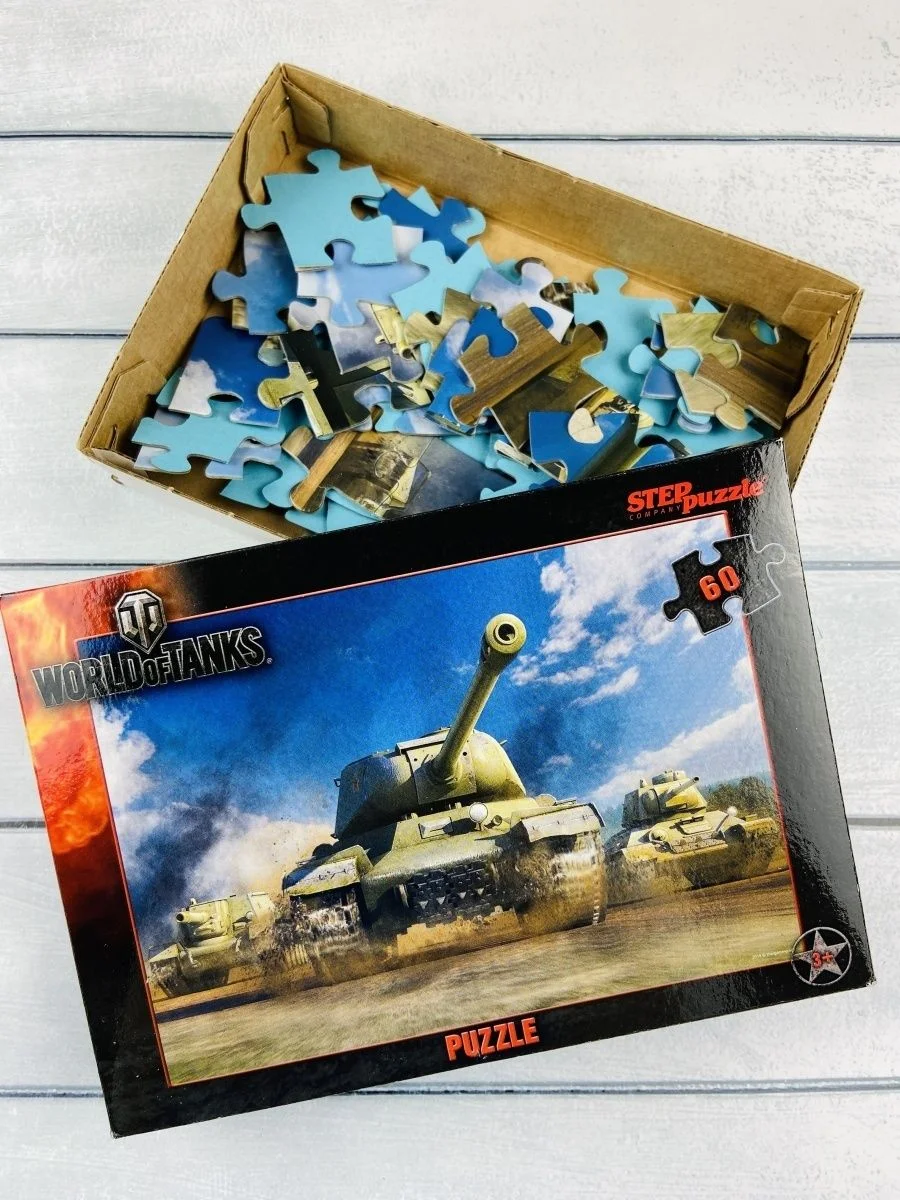 Пазл World of tanks 60 деталей