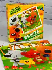 Пазл мозаика для малышей мимимишки 25 цыпа лисичка тучка