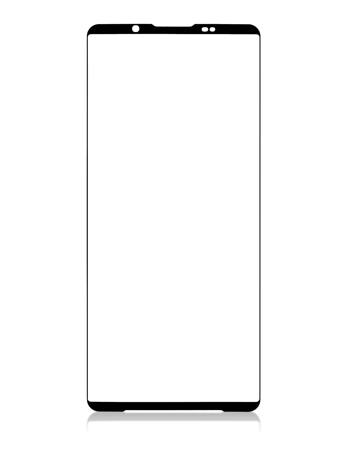 Прозрачный стекло для Sony Xperia 1 VI, mark 6 защитное ROSCO прозрачное олеофобное покрытие с рамкой