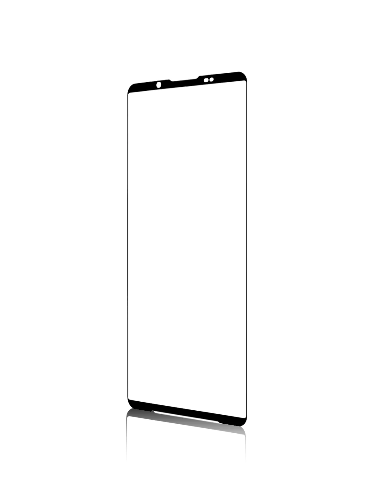 Прозрачный стекло для Sony Xperia 1 VI, mark 6 защитное ROSCO прозрачное олеофобное покрытие с рамкой