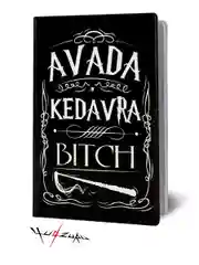 Обложка на паспорт с принтом "Avada kedavra, bitch" Гарри Поттер