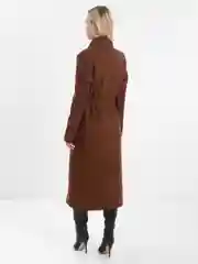 Коричневый пальто женское, демисезон