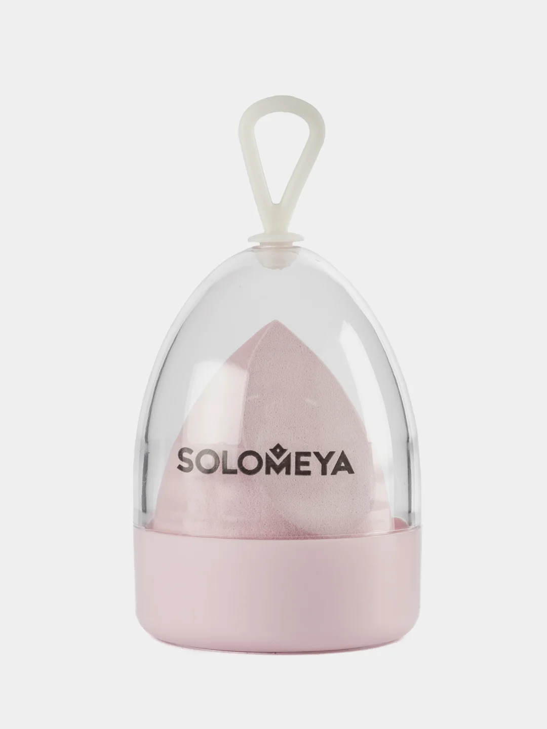 Косметический спонж Solomeya для макияжа со срезом лиловый