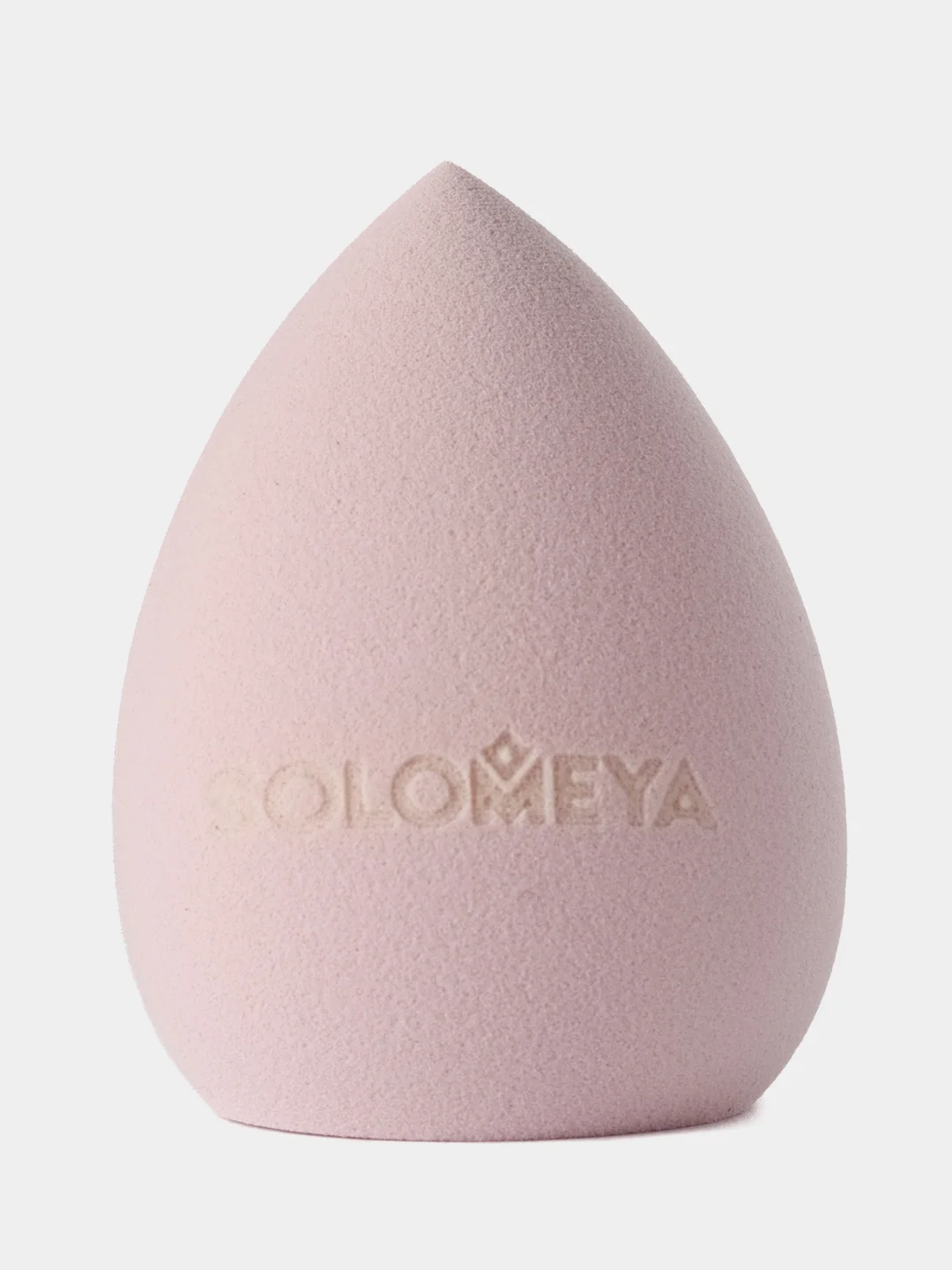 Косметический спонж Solomeya для макияжа со срезом лиловый