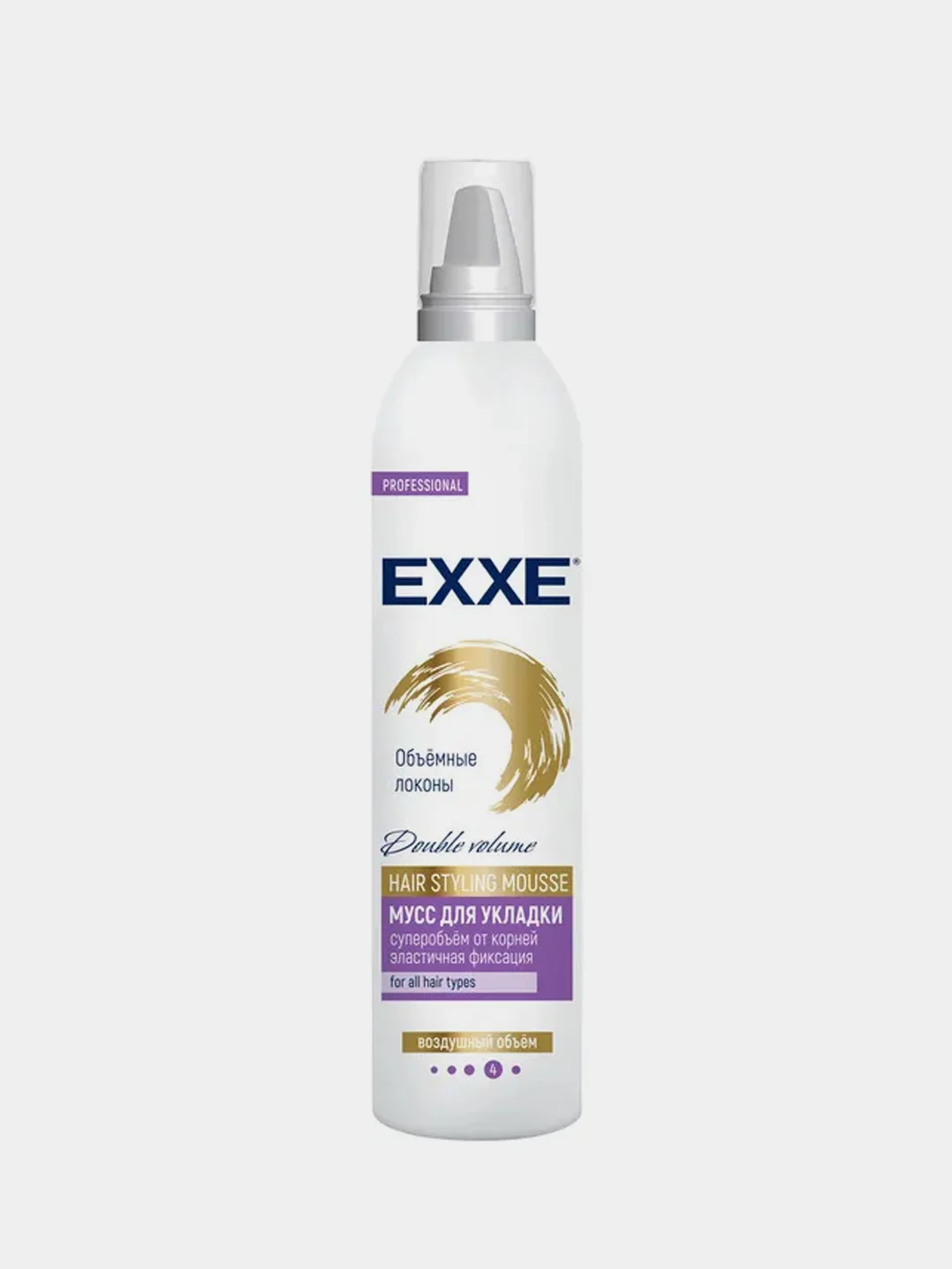 Мусс для укладки волос EXXE "Объёмные локоны", 250 мл