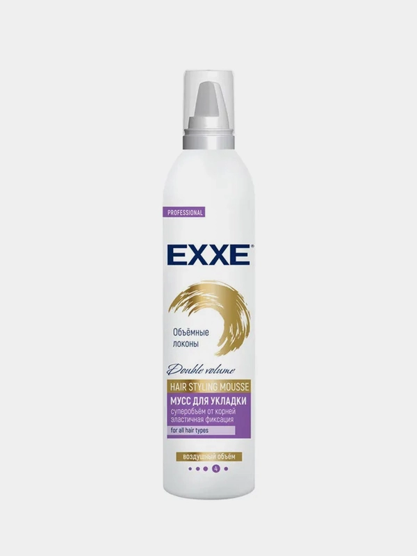 Мусс для укладки волос EXXE "Объёмные локоны", 250 мл