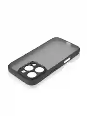Черный чехол для Apple iPhone 16, Pro, Max, Plus пластиковый с силиконом BROSCORP противоударный