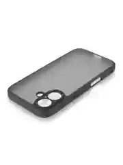 Черный чехол для Apple iPhone 16, Pro, Max, Plus пластиковый с силиконом BROSCORP противоударный