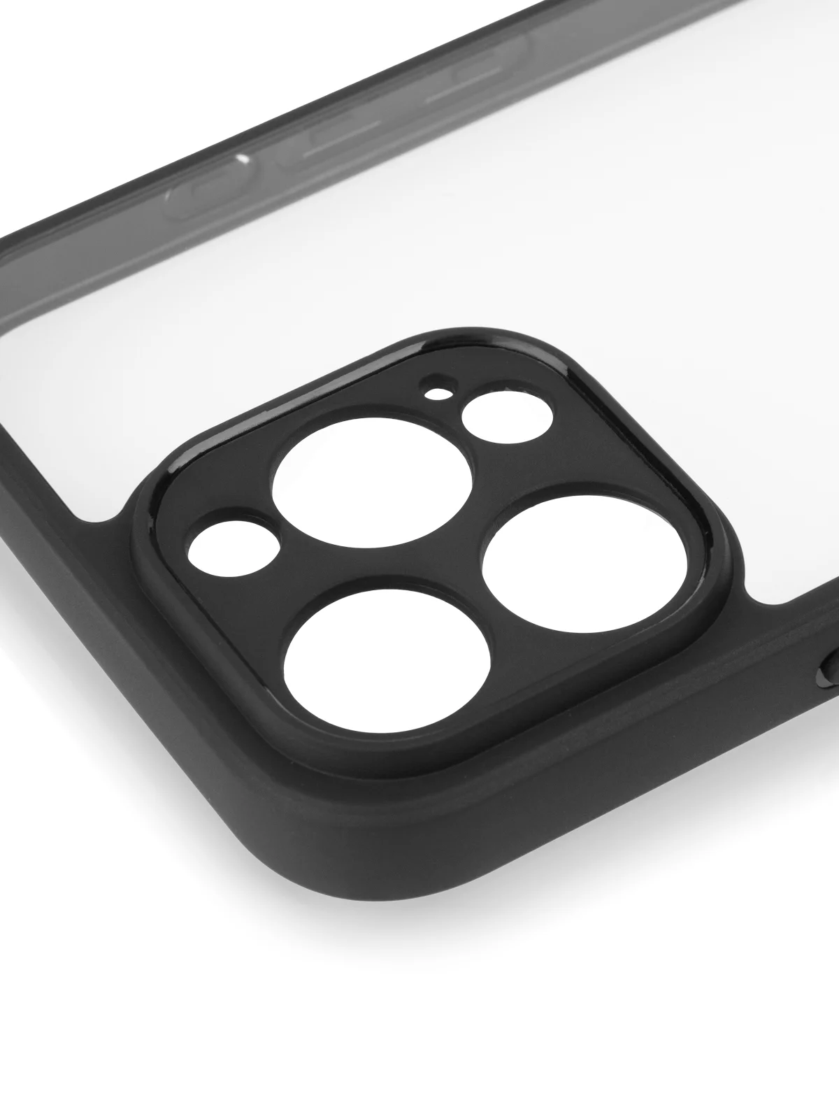Прозрачный чехол для Apple iPhone 16, Pro, Max, Plus пластиковый с силиконом BROSCORP противоударный