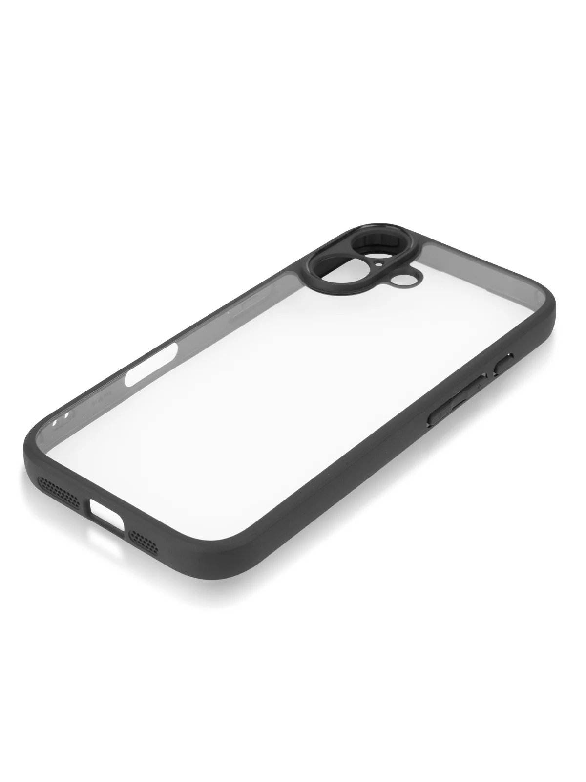 Прозрачный чехол для Apple iPhone 16, Pro, Max, Plus пластиковый с силиконом BROSCORP противоударный