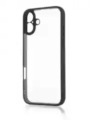 Прозрачный чехол для Apple iPhone 16, Pro, Max, Plus пластиковый с силиконом BROSCORP противоударный