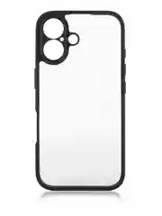 Прозрачный чехол для Apple iPhone 16, Pro, Max, Plus пластиковый с силиконом BROSCORP противоударный