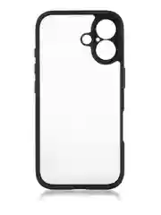 Прозрачный чехол для Apple iPhone 16, Pro, Max, Plus пластиковый с силиконом BROSCORP противоударный