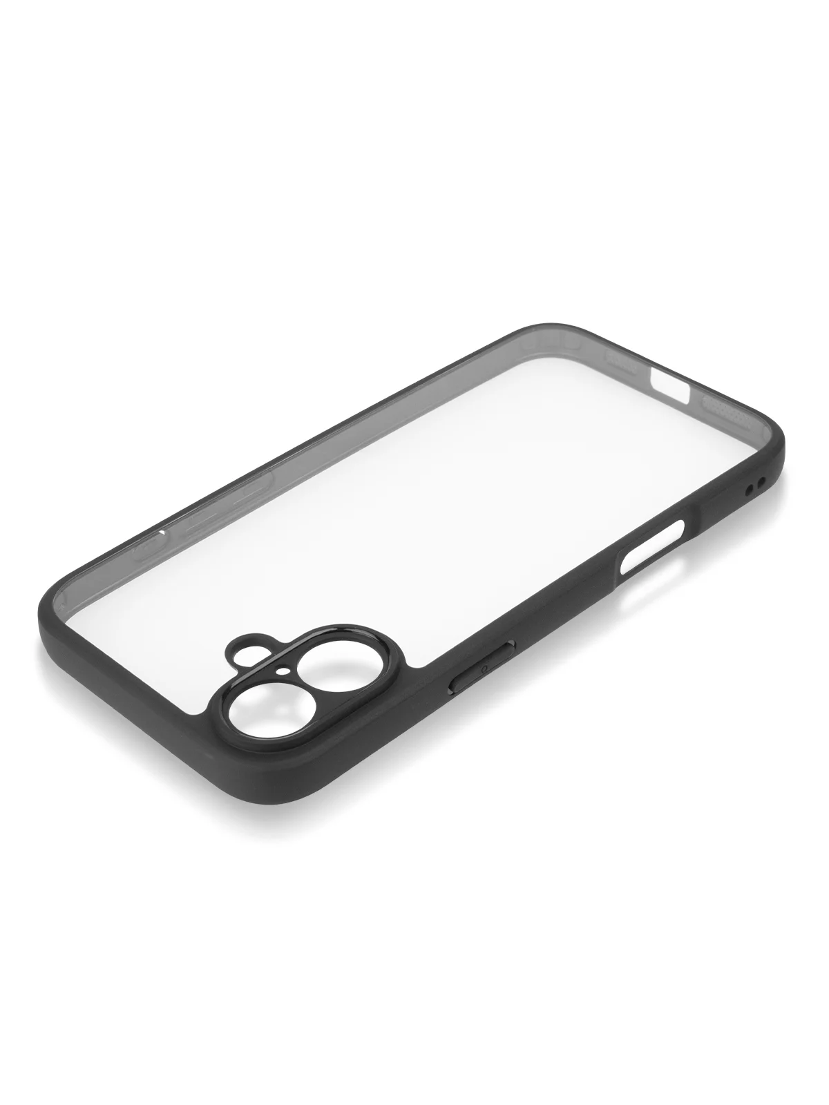 Прозрачный чехол для Apple iPhone 16, Pro, Max, Plus пластиковый с силиконом BROSCORP противоударный