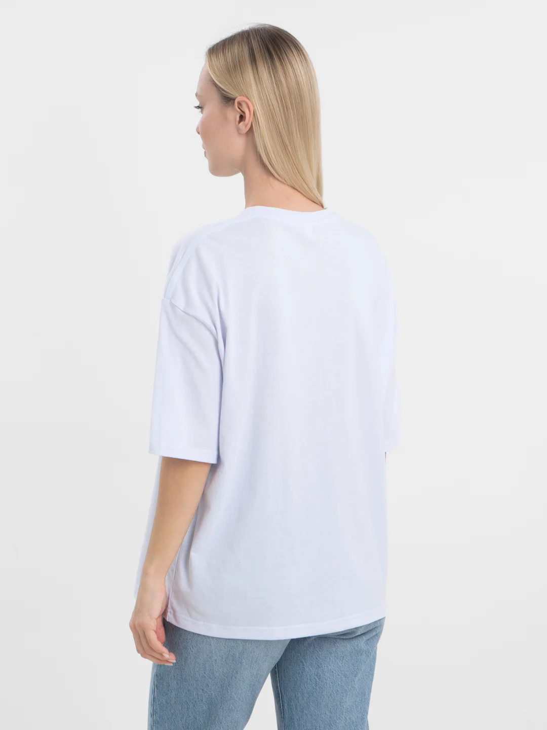 Тёмно-бирюзовый футболка оверсайз "Brooklyn", унисекс, OverSize T-Shirt с принтом, хлопок
