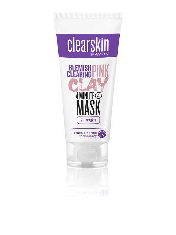 AVON Розовая глиняная маска для лица "Для проблемной кожи", 75 мл