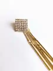 Серьги длинные Ромб с кисточками