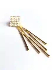 Серьги длинные Ромб с кисточками