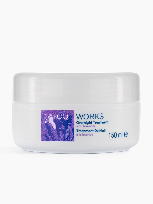 AVON Ухаживающий ночной крем для ног с экстрактом лаванды, 150 мл