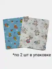Пеленка ситцевая многоразовая для пеленания, хлопок