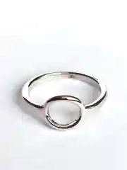 Кольцо под серебро Круг