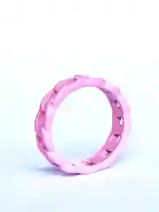 Кольцо Цепи розовые