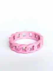 Кольцо Цепи розовые