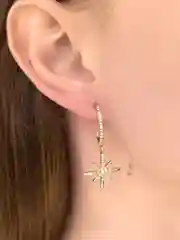 Серьги звезды ассиметричные
