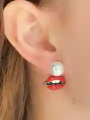 Серьги гвоздики Губки с изюминкой