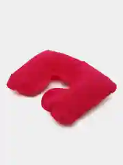 Тёмно-розовый надувная подушка для шеи, с берушами и маской, для сна, дорожная