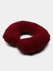 Бордовый надувная подушка для шеи, с берушами и маской, для сна, дорожная