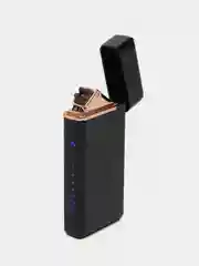 Зажигалка электронная, металлическая, USB, плазменная спираль, зажигалка электронная