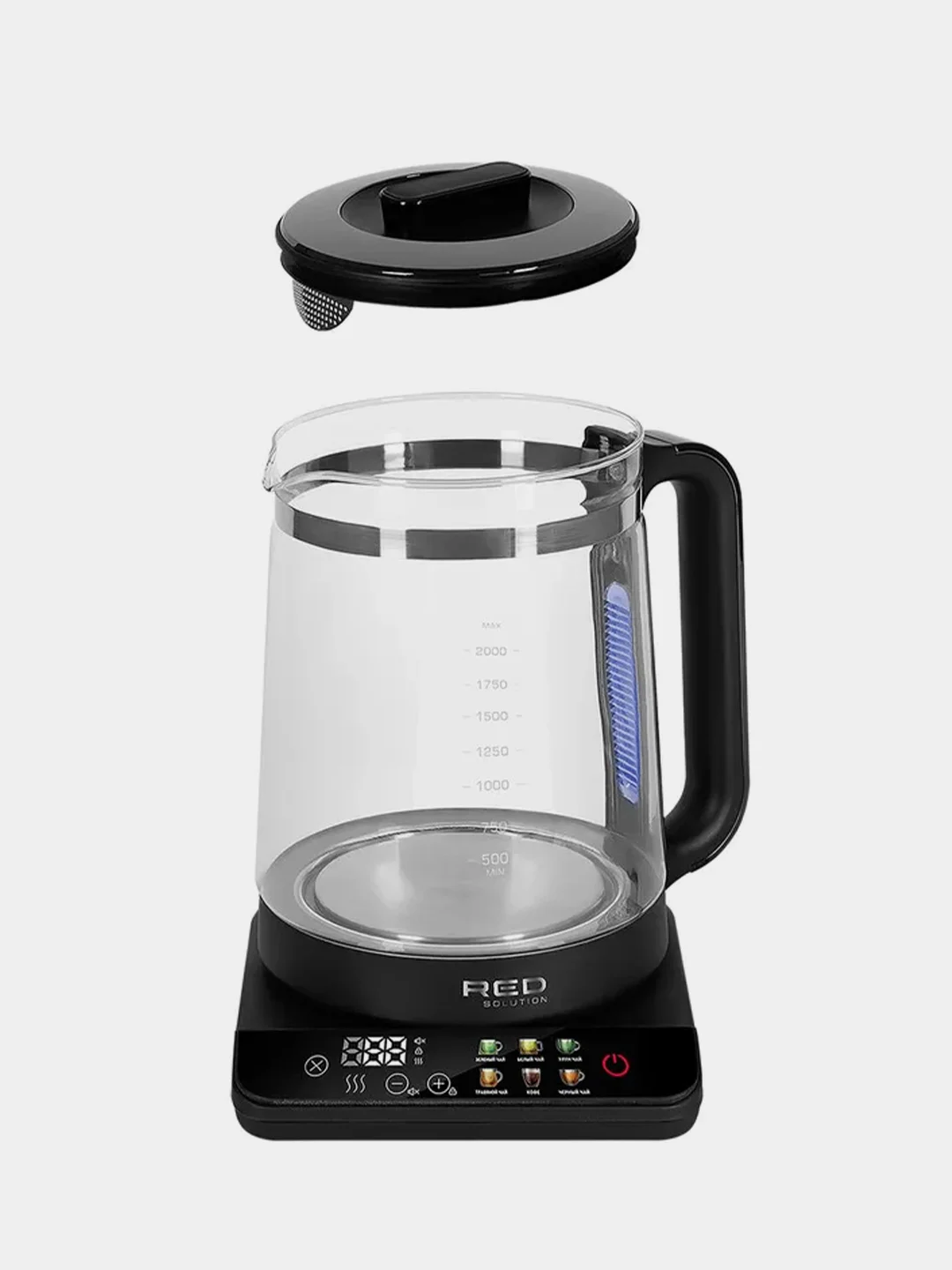 Чайник RED solution COLORSENSE KG1330D, 2000 Вт, 2 л