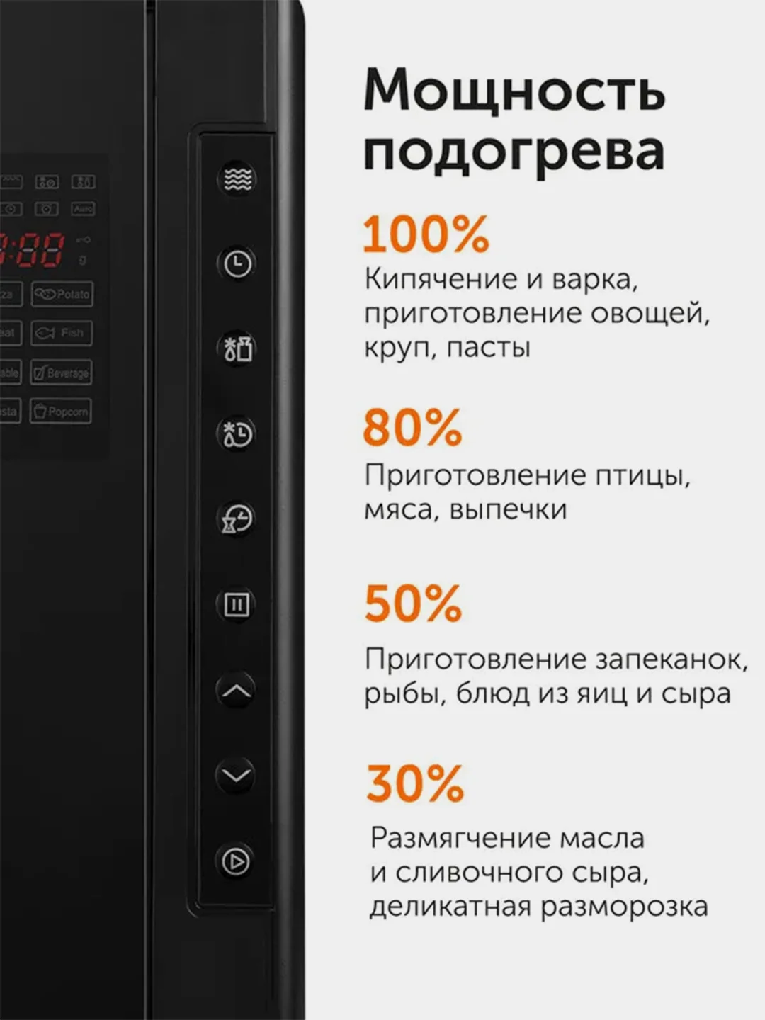 Печь микроволновая RED Solution RM-2302D, 23 л, 1250 Вт