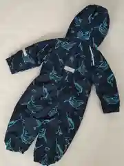 Темно-синий комбинезон для мальчика и для девочки Super Pogo Kids Ocean, мембрана