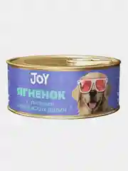 Влажный корм для собак JOY, ягненок и цыплёнок беззерновой, для взр.собак мел.пор, 100 г