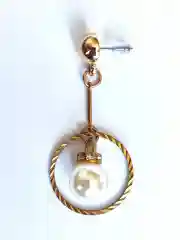 Серьги длинные Жемчужина в круге