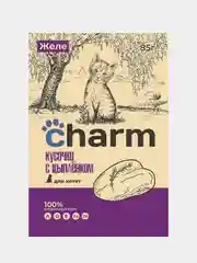 Влажный корм Charm, цыпленок в желе для котят, пауч, 85 г *25 шт