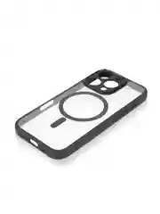 Прозрачный чехол MagSafe для iPhone 16, Pro, Max Plus пластиковый с силиконом BROSCORP, защитой камер